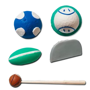 Playdough Sports Theme Set PNG 06132024 PNG