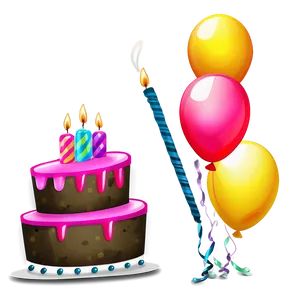 Playful Birthday Emoji PNG 06272024