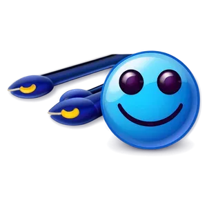 Playful Blue Emoji Icons PNG 06282024 PNG