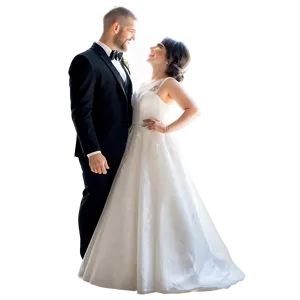 Playful Bride And Groom PNG 06262024