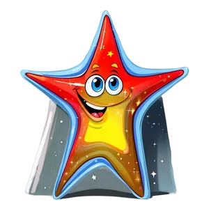 Playful Cartoon Star PNG 90 PNG