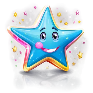 Playful Cartoon Star PNG Ycg PNG
