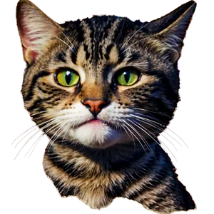 Playful Cat Head Cartoon PNG 68 PNG