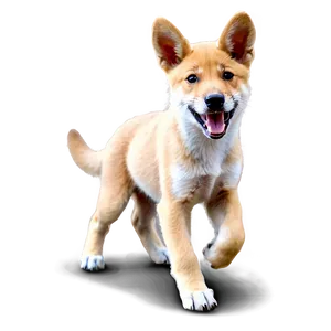 Playful Dingo Puppy PNG Jfq PNG