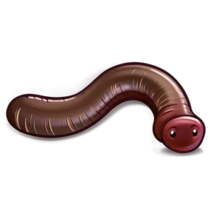 Playful Earthworm Cartoon Png 78 PNG image