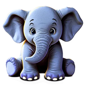 Playful Elephant Cartoon Png 06212024 PNG image