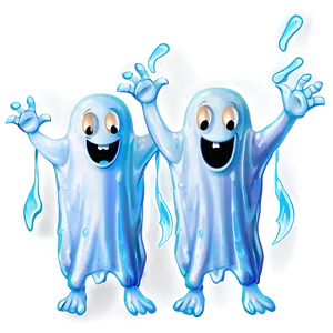 Playful Ghosts Png 05242024 PNG image