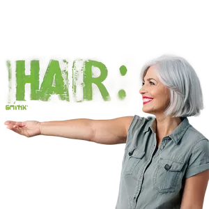 Playful Grey Hair PNG Wit62 PNG