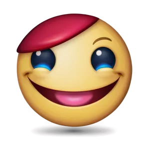 Playful Grin Emoji Png 06242024 PNG image