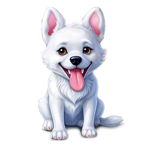 Playful Kawaii Puppy Art Png 37 PNG image