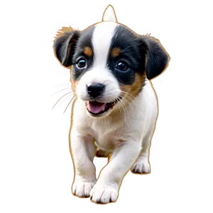 Playful Kawaii Puppy Art Png Qwh PNG image