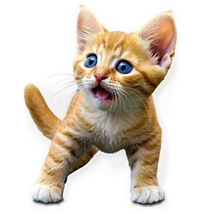 Playful Kitten PNG 37