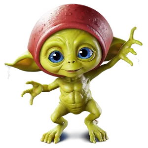 Playful Little Alien PNG 06292024 PNG