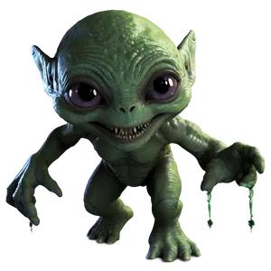 Playful Little Alien PNG Gja31 PNG