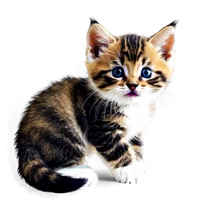 Playful Paws Kitten PNG 06242024 PNG