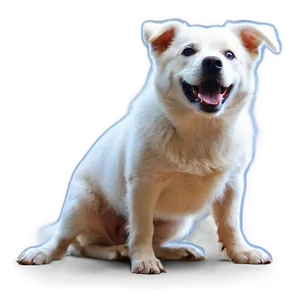 Playful White Dog Png 43 PNG image