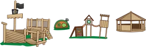 Playground Equipment Cartoon