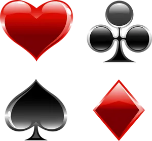 Playing Card Suits Icons