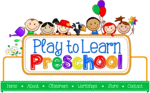 Playto Learn Preschool Website Banner