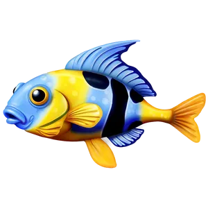 Pleasing Cute Fish PNG 06292024 PNG