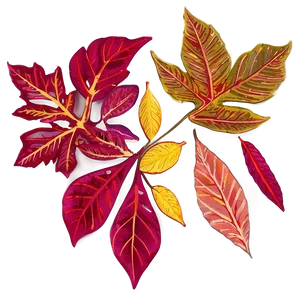 Plentiful Fall Leaves Png Yfa PNG image