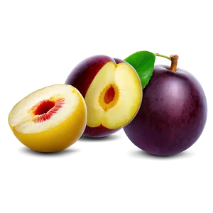 Plum Slice PNG Imt PNG