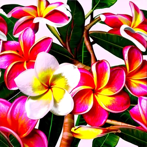 Plumeria Flower Png Icn PNG image