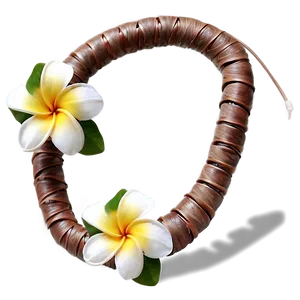 Plumeria Hawaiian Lei Png 06262024 PNG image