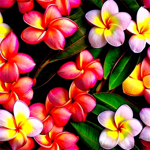 Plumeria Sunset PNG Emf