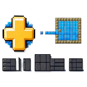 Plus Sign In Pixel Art Png Eqs PNG image
