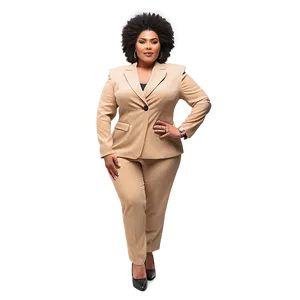 Plus Size Business Suit PNG Gth92 PNG