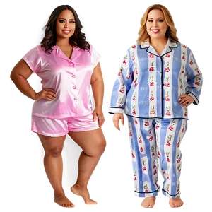 Plus Size Pajamas Png 06132024 PNG image