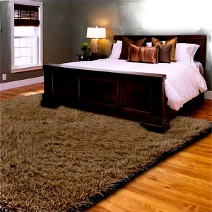 Plush Bedroom Carpet PNG 05242024