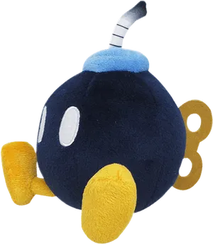 Plush Bomb Toy PNG image