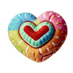 Plush Candy Heart PNG 06122024