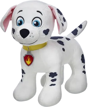 Plush Dalmatian Puppy Toy PNG image