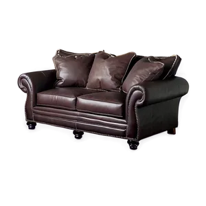 Plush Deep-seated Sofa Png 17 PNG image
