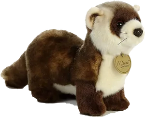 Plush Ferret Toy PNG image