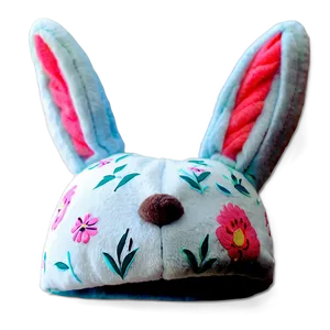 Plush Rabbit Hat Comfort Png 06272024 PNG image