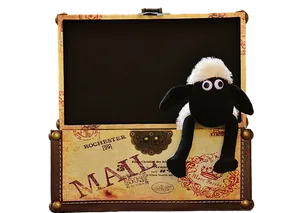 Plush Sheepin Suitcase