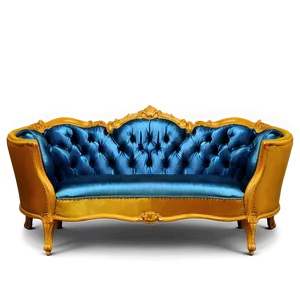 Plush Velvet Sofa PNG 06262024 PNG