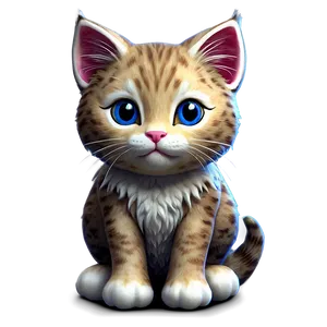 Plushy Kitten PNG Ndr43