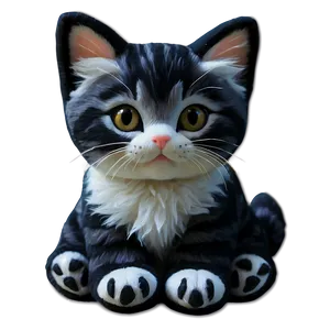Plushy Kitten PNG Sbb22