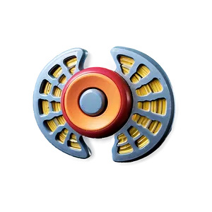 Pocket Size Fidget Spinner PNG Mdm