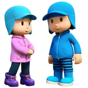 Pocoyo And Elly Adventure Png Ofl PNG image