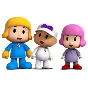 Pocoyo And Friends Illustration Png Cth PNG image