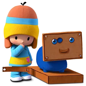 Pocoyo And Loula Friendship Png 05232024 PNG image