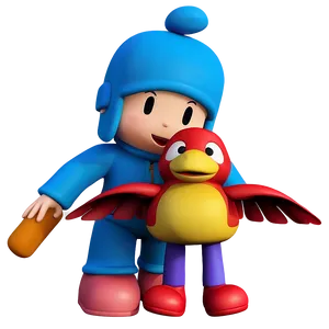 Pocoyo And Pato Best Friends PNG 05232024
