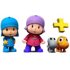 Pocoyo And The Puzzle Game Png Fep18 PNG image