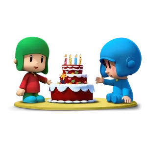 Pocoyo Birthday Theme Png 05232024 PNG image